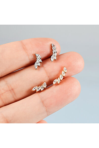 Choice مجوهرات ثقب الشفاه، لابريت بتصميم هندسي 1.2X8mm، مجموعة 4 قطع، 1/4 قطع...