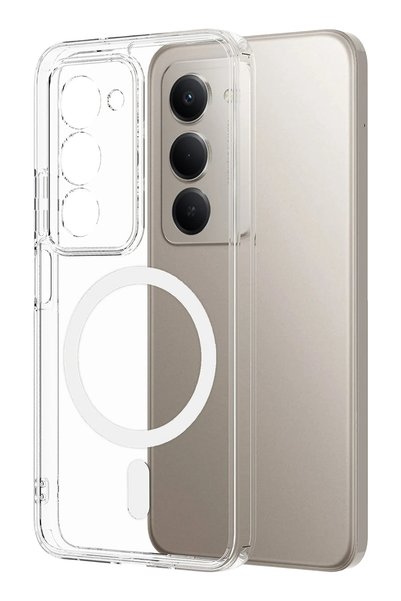 New Face ZENGEMTX غطاء ماج سيف شفاف صلب لهاتف Redmi 15 4G (113906) - شفاف