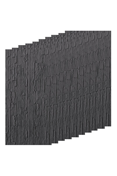 Teno Set de 10 Teno ®   plăci decorative de exterior, cu aspect de piatră lus...