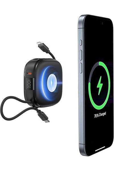 Charmast W1205 PD20W MagCore 3-σε-1 Μαγνητικό Ασύρματο Power Bank Γρήγορης Φό...