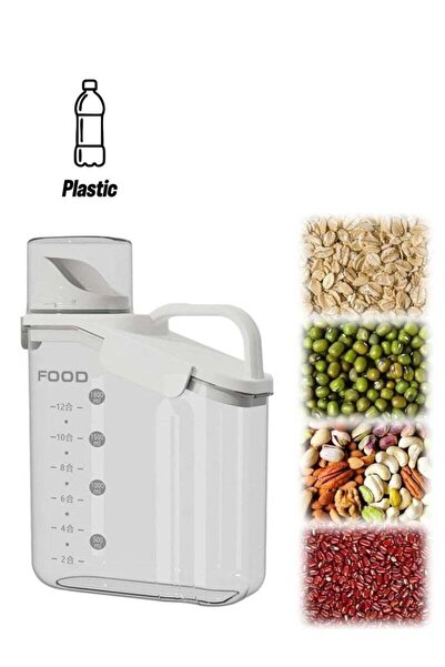 Arabest Slim Rice Container Storage Tank, Dry Food Airtight Container kitchen...