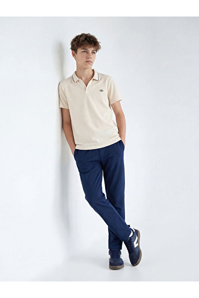 LC Waikiki Embroidered Polo Collar Boys' Set