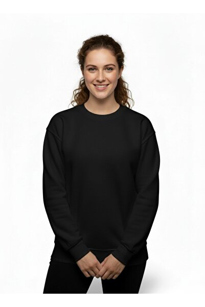 LYVEAN Crew Neck 3 Thread Combed Cotton Sweatshirt