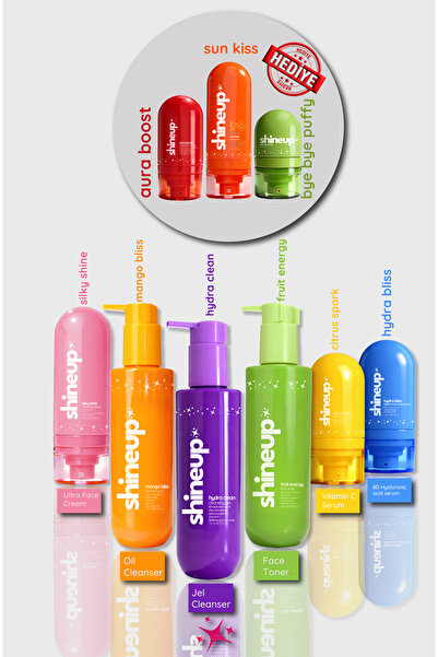 shineup سيلكي شاين، مانجو بليس، هيدرا كلين، فروت إنيرجي، سيتروس سبارك، هيدرا ...