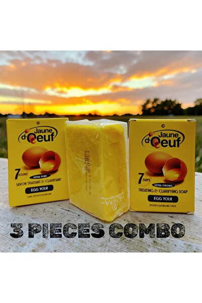 Jaune D’Oeuf Egg Yolk Clarifying Soap 3PC COMBO (3x190g) – Nourishing Brighte...