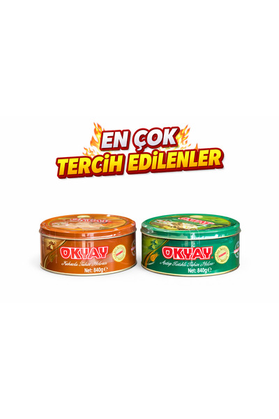Okyay Helva Seti 2li Antep Fıstığı-Kakao