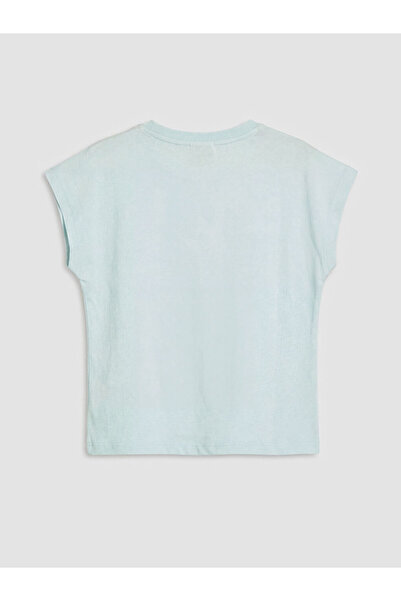 LC Waikiki Crew Neck Printed Girl's T-Shirt