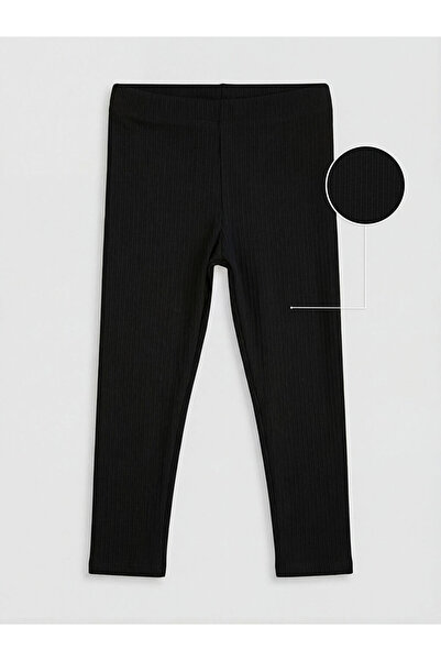 LC Waikiki Rmz Gi̇yi̇m Farkliya Ribbed Girls' Leggings