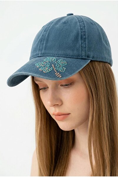 pırıltı fashıon and stone tekstil, hazır giyim قبعة منقوشة بنمط البرسيم المرص...