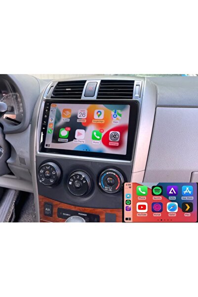 Generic شاشة سيارة أندرويد لتويوتا كورولا موديل 2008-2013 مع كاميرا خلفية مدمجة