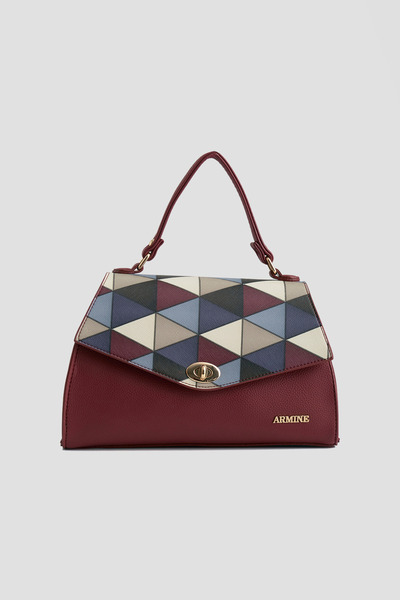 Armine Ekose Çanta Bordo