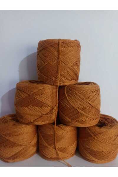 İPEK YÜN İPLİK DÜNYASI Koton (Italian Mercerized) Knitting Yarn (Caramel) 100Gr