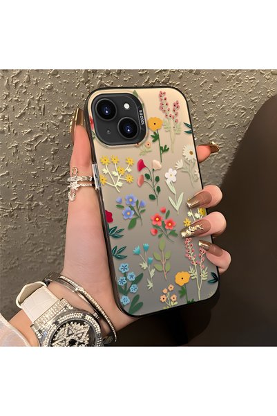 CASEVIBE حافظة هاتف أنيقة مزينة بالزهور ومضادة للخدش متوافقة مع iPhone 14 Plu...