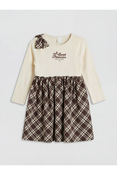 LC Waikiki Esvab • Modern & Distinctive Zero Roba Collar Checkered Embroidere...