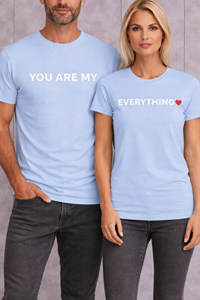 VODEXA Tricou oversize unisex Imprimat cu textul „I AM EVERYTHING”, 100% bumb...