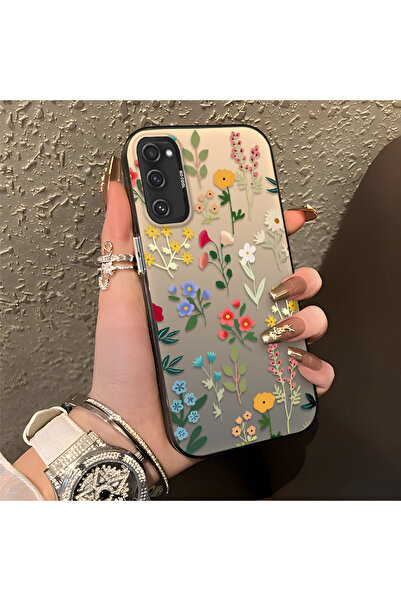 CASEVIBE Samsung Galaxy S20 FE 4G/5G Uyumlu Şık Çiçekli Çizilmeye Karşı Korum...