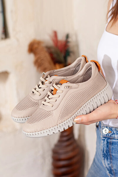 Adım Adım Genuine Leather Extra Light and Flexible Orthopedic Shoes