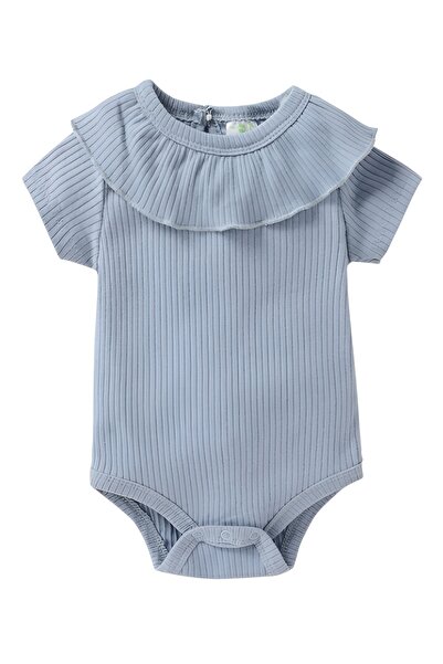 Bambimici - Multicolor Short Sleeve Bodysuit, 3M to 12M