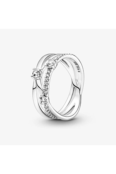 Pandora خاتم ثلاثي الأشرطة براق