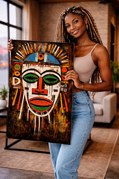 My canvas Seria Premium Cultură Etnică Afro Tablou pe pânză 4K Decorație de p...