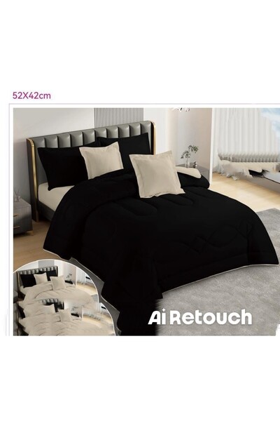 Barigo مفرش ساده وجهين نفرين 6قطع