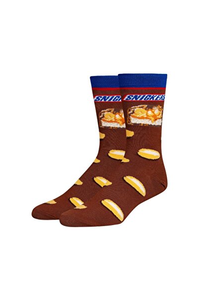 Cool Socks X SNICKERS HUNGRY ΚΑΦΕ ΚΑΛΤΣΕΣ ΤΥΠΙΚΟΥ ΜΗΚΟΥΣ