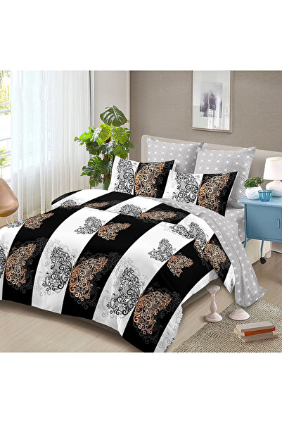 OEM Lenjerie de pat pentru pat dublu 2 persoane, CVA din Finet, 6 piese, DREA...