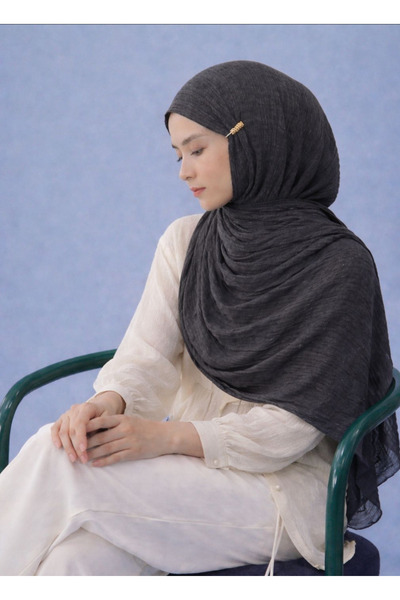 ARMANDA Σάλι με αντίκα εμφάνιση, χρώμα βισκόζης, με ελαφριά κατασκευή, κομψό ...