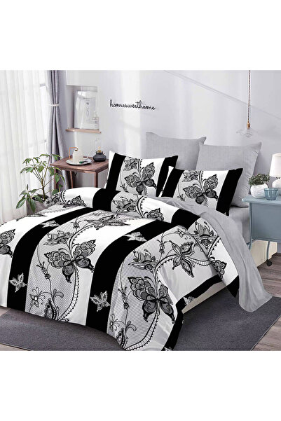 OEM Lenjerie de pat pentru pat dublu 2 persoane, CVA din Finet, 6 piese, DREA...