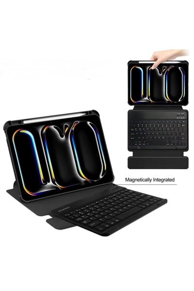 AERX Wireless keyboard case compatible with iPad Pro 13 inch, with Touchpad a...
