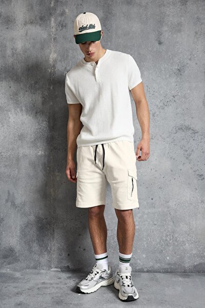 Bershka Normal kesim kargo bermuda