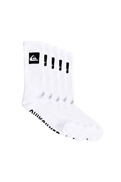 Quiksilver ΚΑΛΤΣΕΣ ΣΕΤ 5 ΤΕΜΑΧΙΩΝ ΛΕΥΚΕΣ