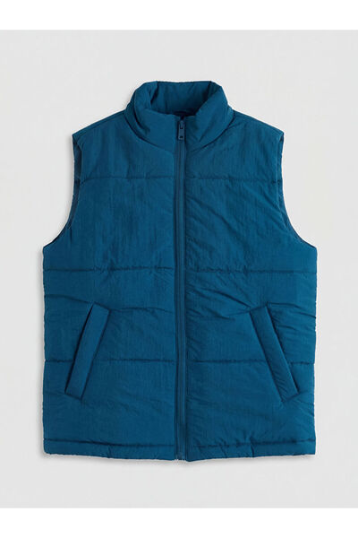 LC Waikiki Petrol Dik Yaka Boys' Inflatable Vest