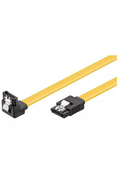 goobay HDD cable 90 sata L male to sata L male 0.3m clip 6GBit/s