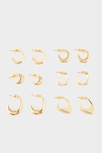 DeFacto Women's 6-Piece Earrings Set H1748Axns