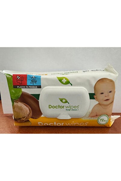 Doctor Wipes Servetele Umede Argan 72 buc ×3 bucati