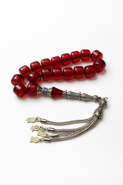 kehriadana aksesuar na 17 LİK EFE BOY İRİ TANELİ NAKKAŞ İMAMELİ KEHRİBAR TESBİH