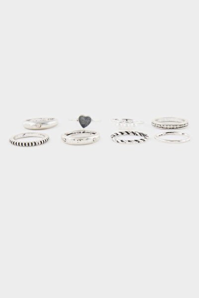 DeFacto Women's 8-Piece Ring Set H0795Axns