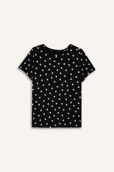 DeFacto Μπλουζάκι για τη γιορτή της μητέρας με κανονική εφαρμογή, λαιμόκοψη π...