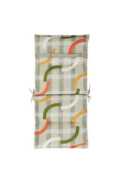 Maison Mex Garden/terrace chair cushion TESS ORANGE L.100 l.50 H.5 orange