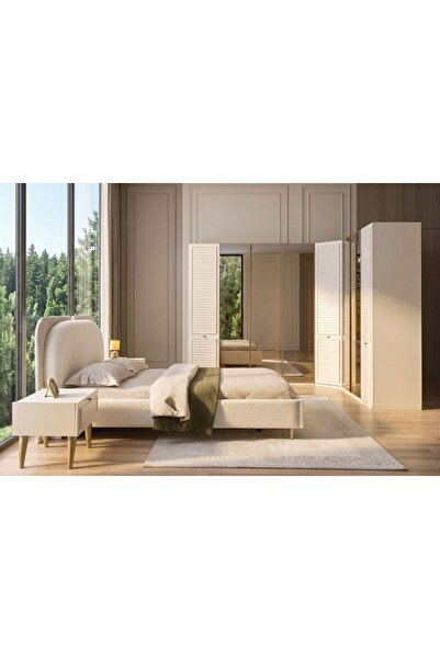 Doressa Home Hella Reflekte Camlı Köşe Yatak Odası Takımı