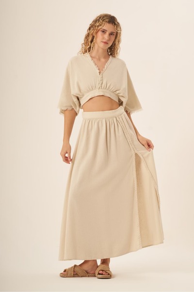 Whitefin Galatea Braided Skirt