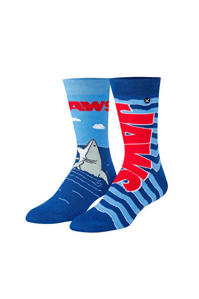 odd sox X JAWS OPEN WIDE CREW SOCKS  X JAWS ΚΑΛΤΣΕΣ ΜΕΣΑΙΟΥ ΎΨΟΥΣ ΜΕ ΦΑΡΔΙΑ Α...