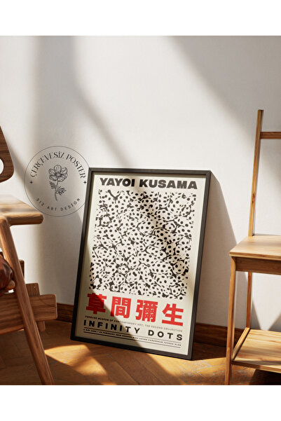 512 STORE Yayoi Kusama Duvar Dekor Çerçevesiz Kuşe Kağıt Poster Ev Modern Est...