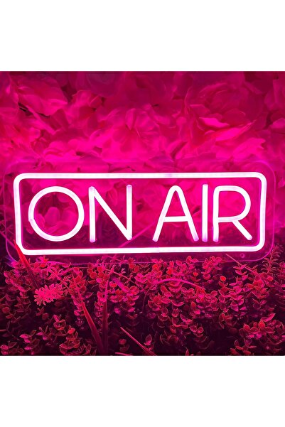 Slasa لافتة نيون مضيئة بتقنية LED مع قاعدة أكريليك 6 مم، ديكور استوديو 17×40 سم