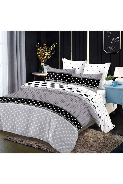 OEM Bed linen for double bed 2 people, CVA from Finet, 6 pieces, DREAM-3074