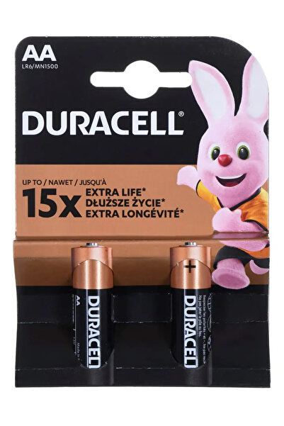 Duracell Set 2 baterii Basic alcaline AA R6 1.5V MN1500