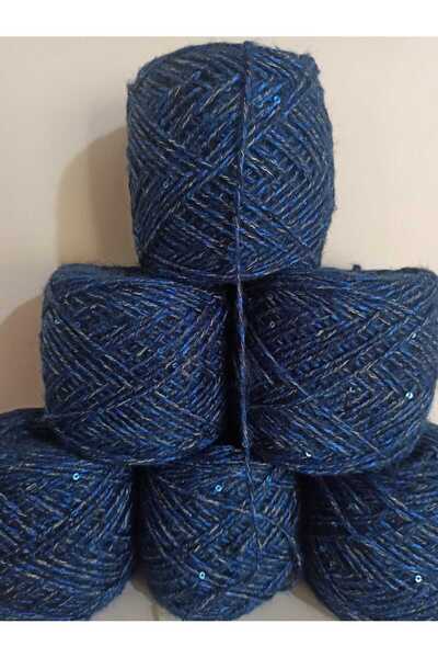 İPEK YÜN İPLİK DÜNYASI Moher Knitting Yarn Twisted (Midnight Blue, Navy Blue,...