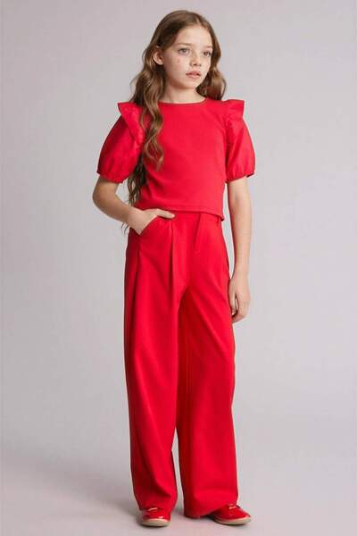 DeFacto Wide Leg Wide Leg Pants for Girls H0146A826Sm