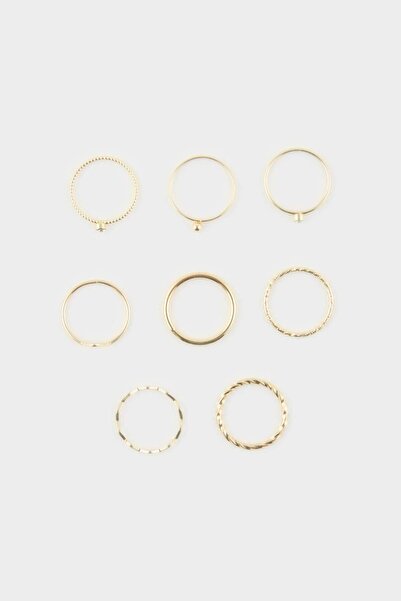 DeFacto Women's 8-Piece Ring Set H1779Axns